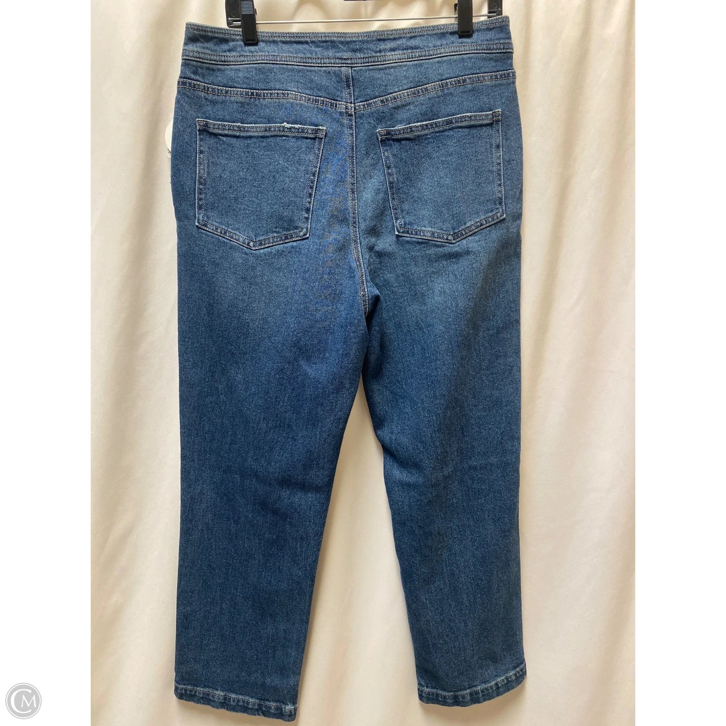 Jeans Straight By Dip In Blue Denim, Size: 12