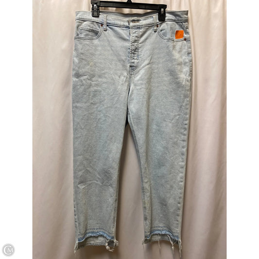 Jeans Straight By Old Navy In Blue Denim, Size: 14