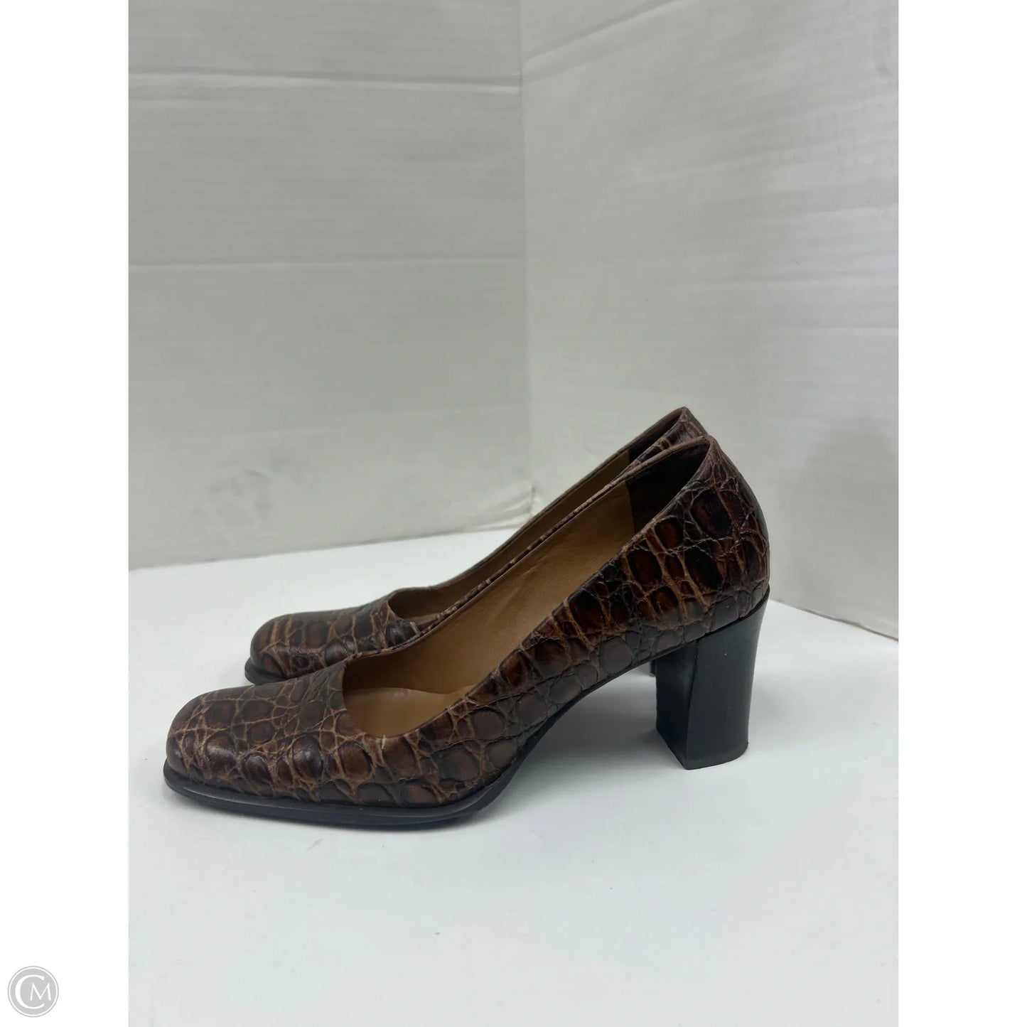 Shoes Heels Block By Franco Sarto In Brown, Size: 6