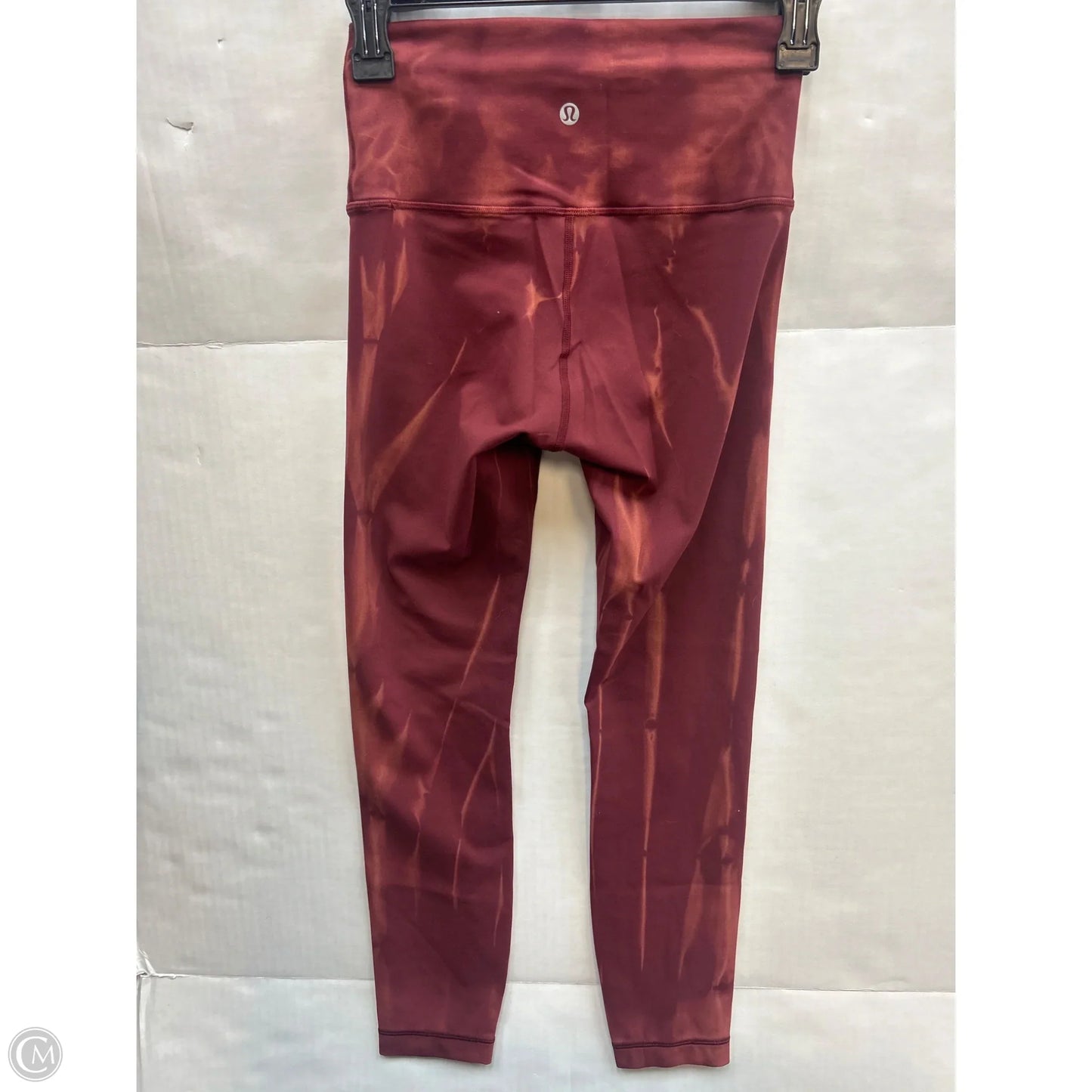 Athletic Leggings By Lululemon In Maroon, Size: 4