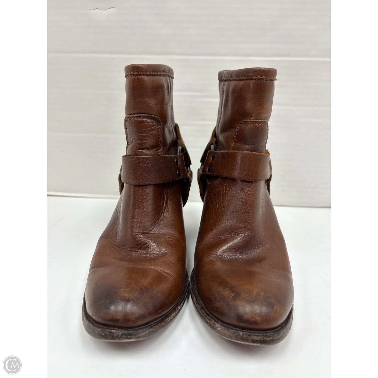 Boots Designer By Frye In Brown, Size: 6.5