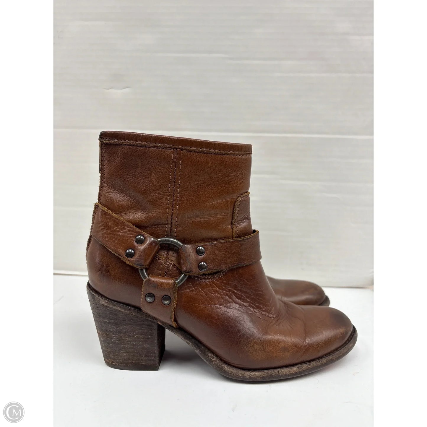 Boots Designer By Frye In Brown, Size: 6.5