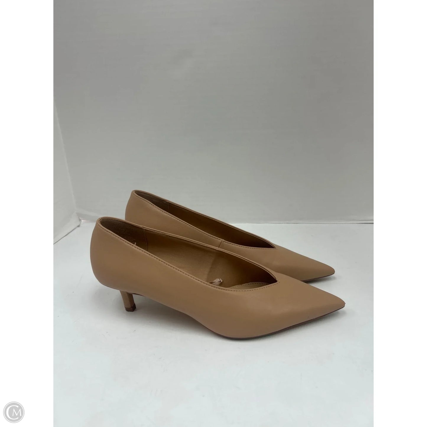 Shoes Heels Kitten By H&m In Tan, Size: 6