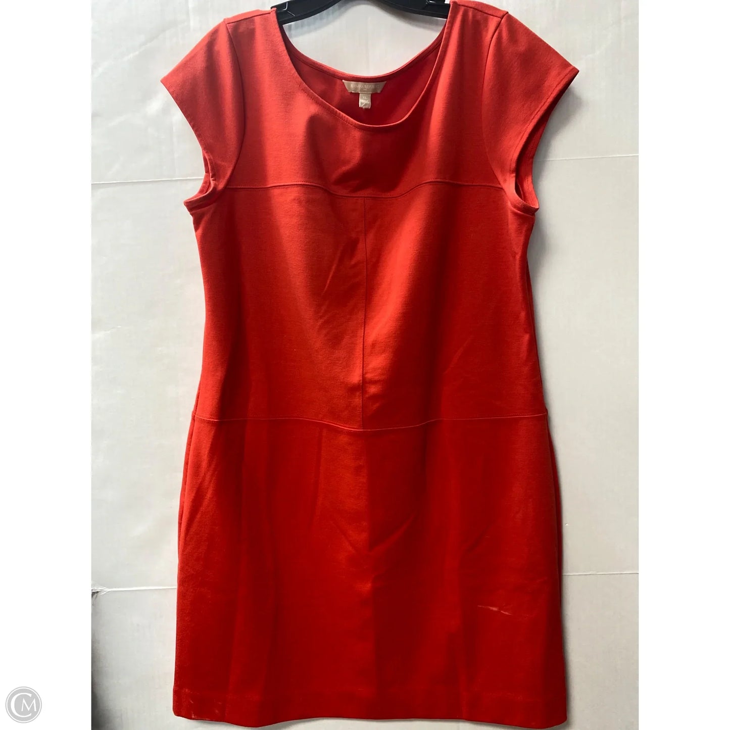 Dress Casual Midi By Banana Republic In Red, Size: Xl