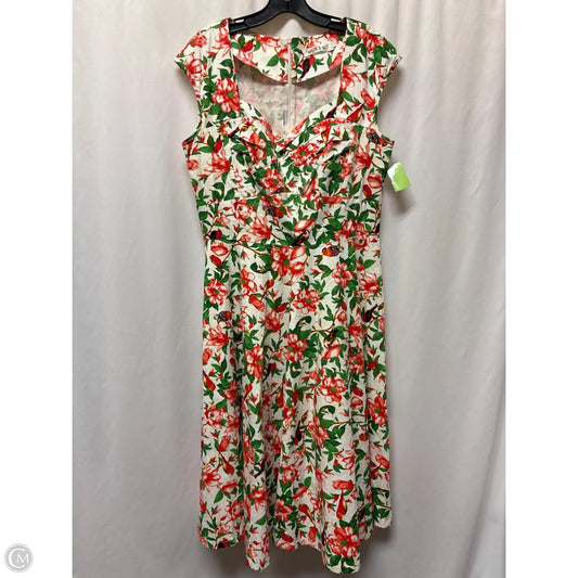 Dress Casual Maxi By Clothes Mentor In Red, Size: 2x