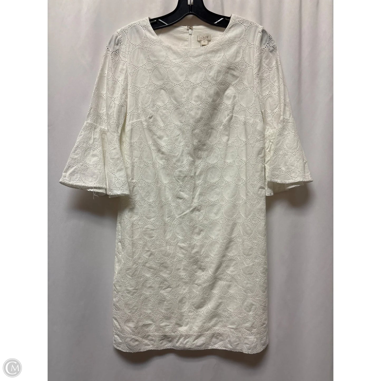 Dress Casual Midi By J. Crew In White, Size: Xxs