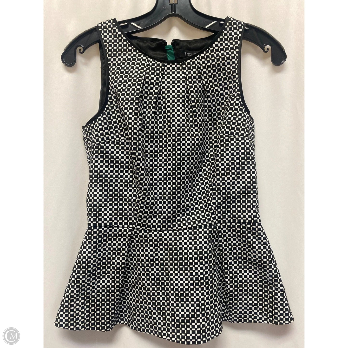 Top Sleeveless By White House Black Market In Black & White, Size: Xs