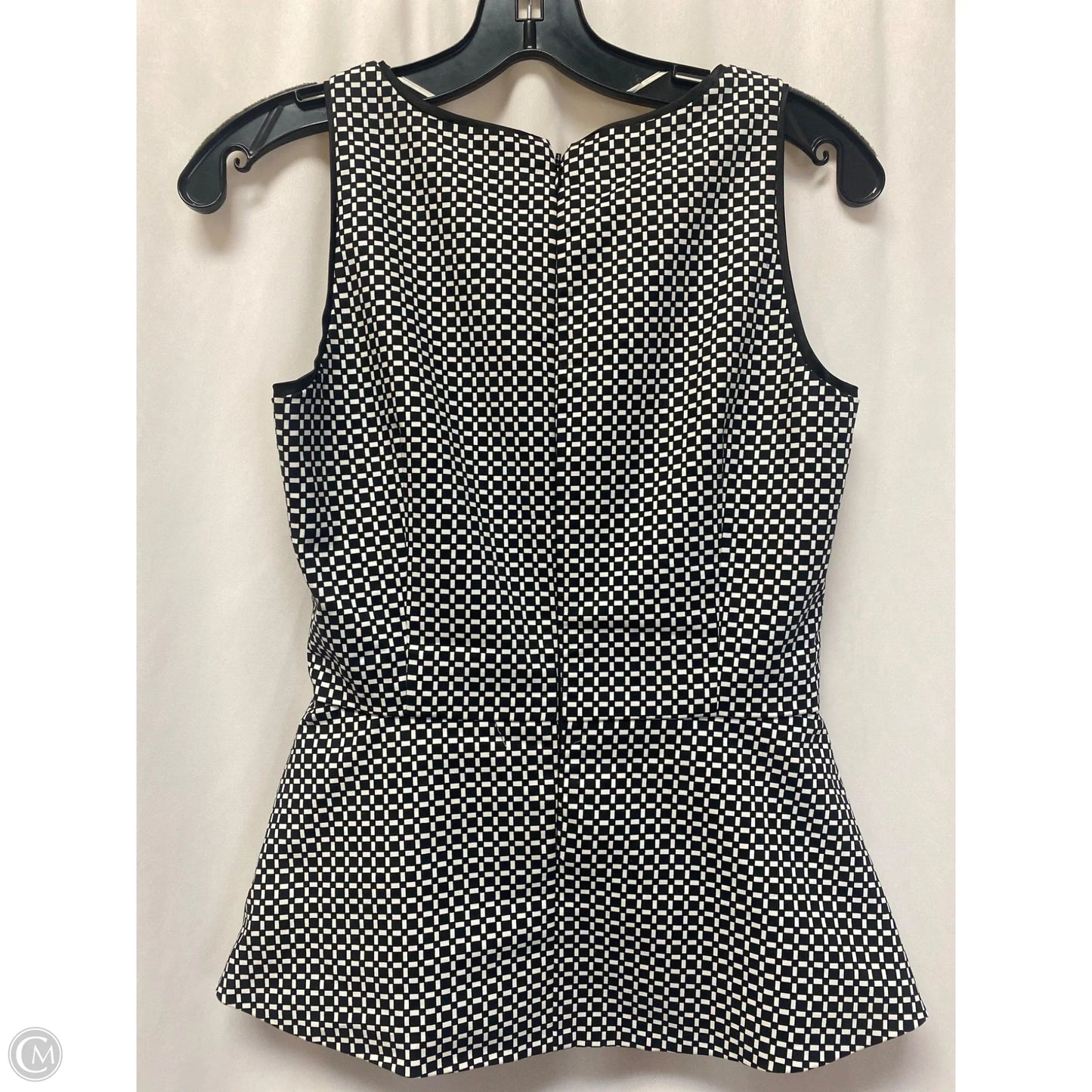 Top Sleeveless By White House Black Market In Black & White, Size: Xs