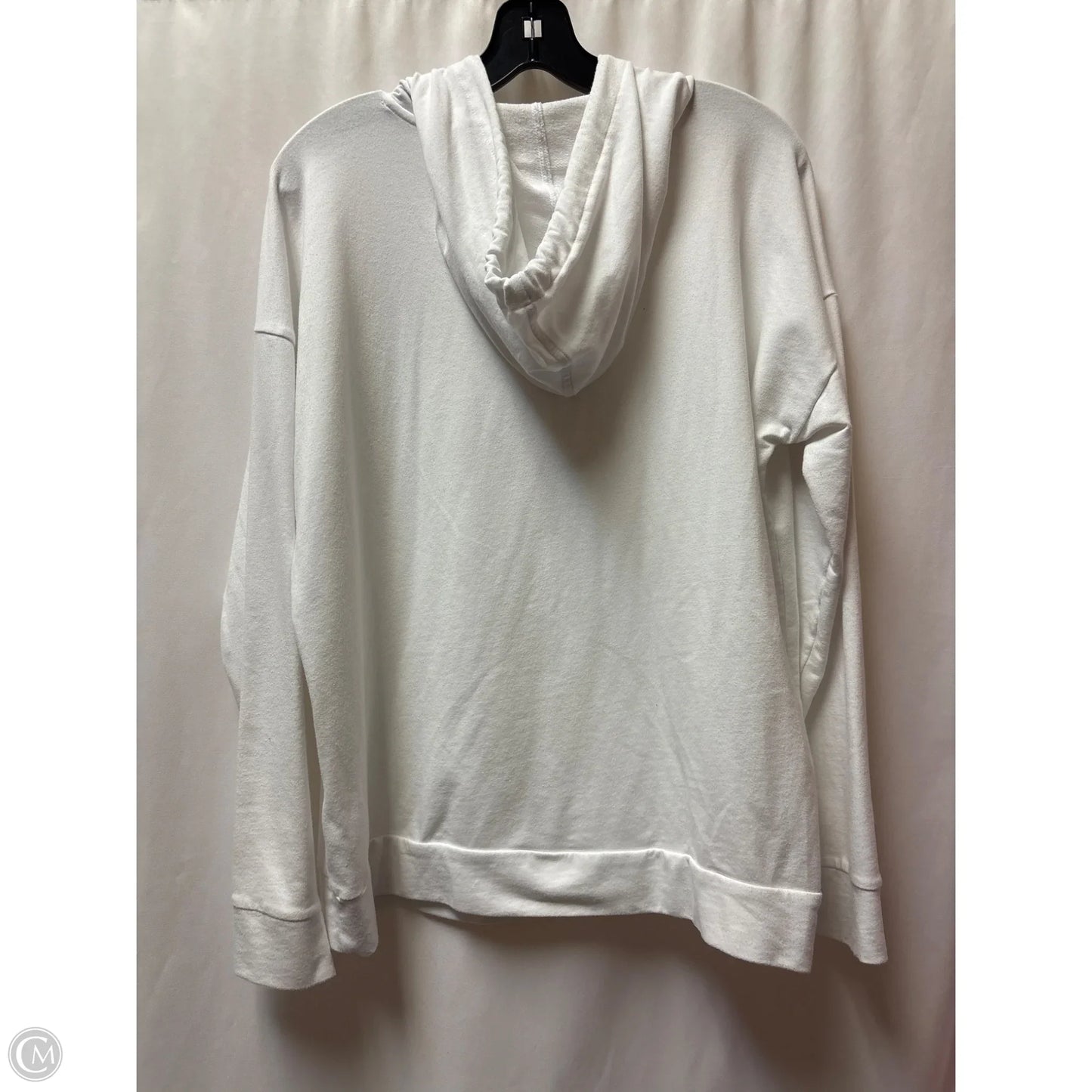 Top Long Sleeve Designer By Michael Kors In White, Size: L