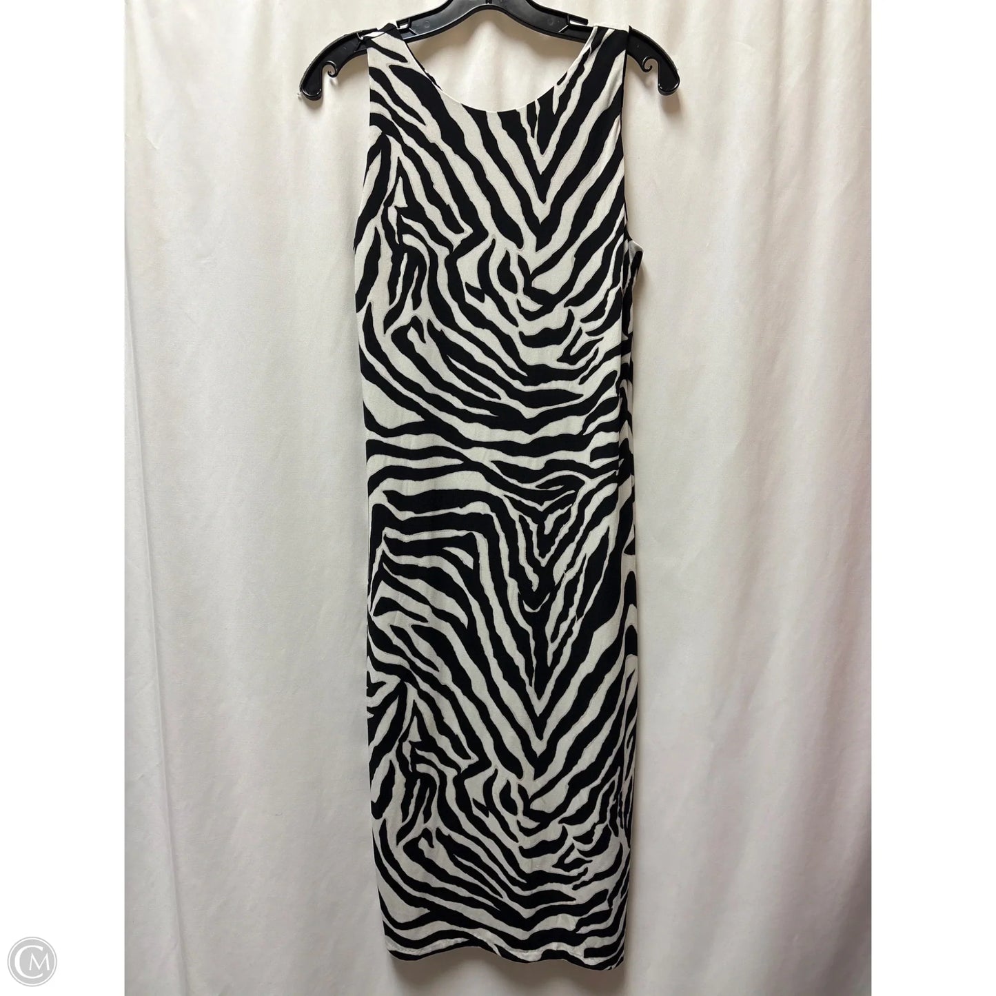 Dress Casual Maxi By White House Black Market In Black & White, Size: M