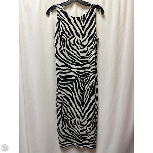 Dress Casual Maxi By White House Black Market In Black & White, Size: M