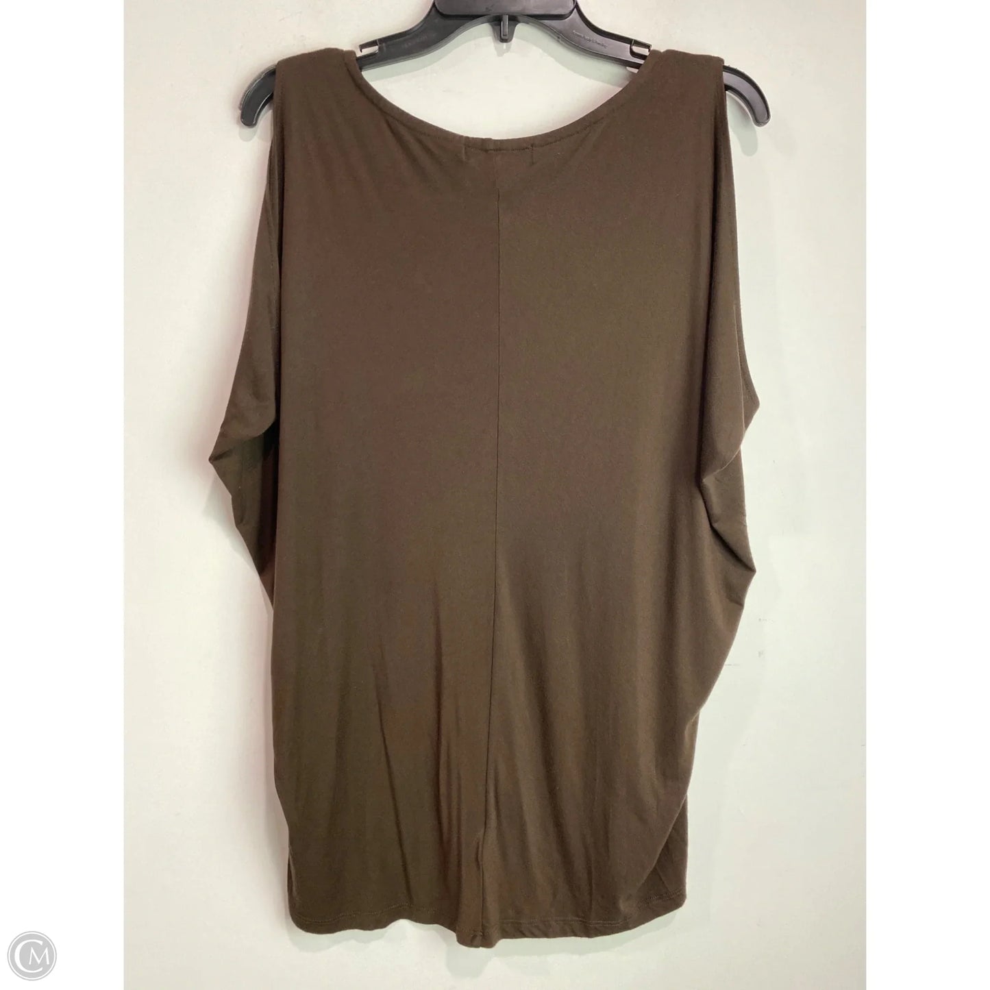 Top Short Sleeve Designer By Michael Kors In Brown, Size: L
