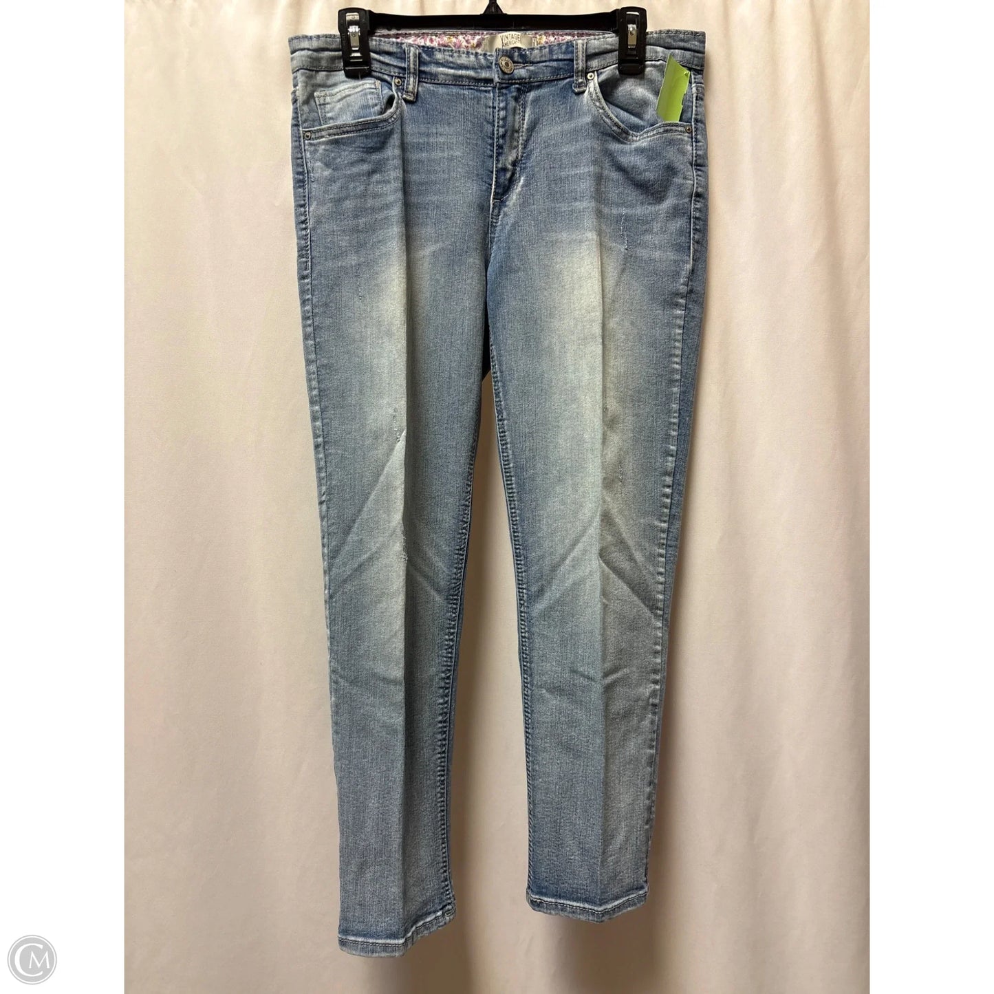 Jeans Boyfriend By Vintage America In Blue Denim, Size: 6