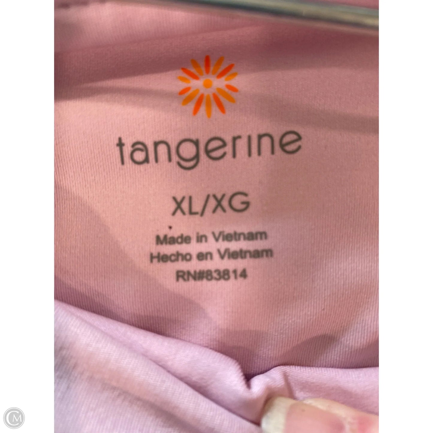 Athletic Leggings By Tangerine In Pink, Size: Xl