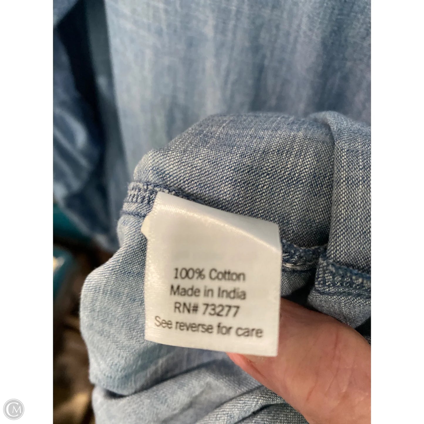 Dress Casual Maxi By Sonoma In Blue, Size: Xl