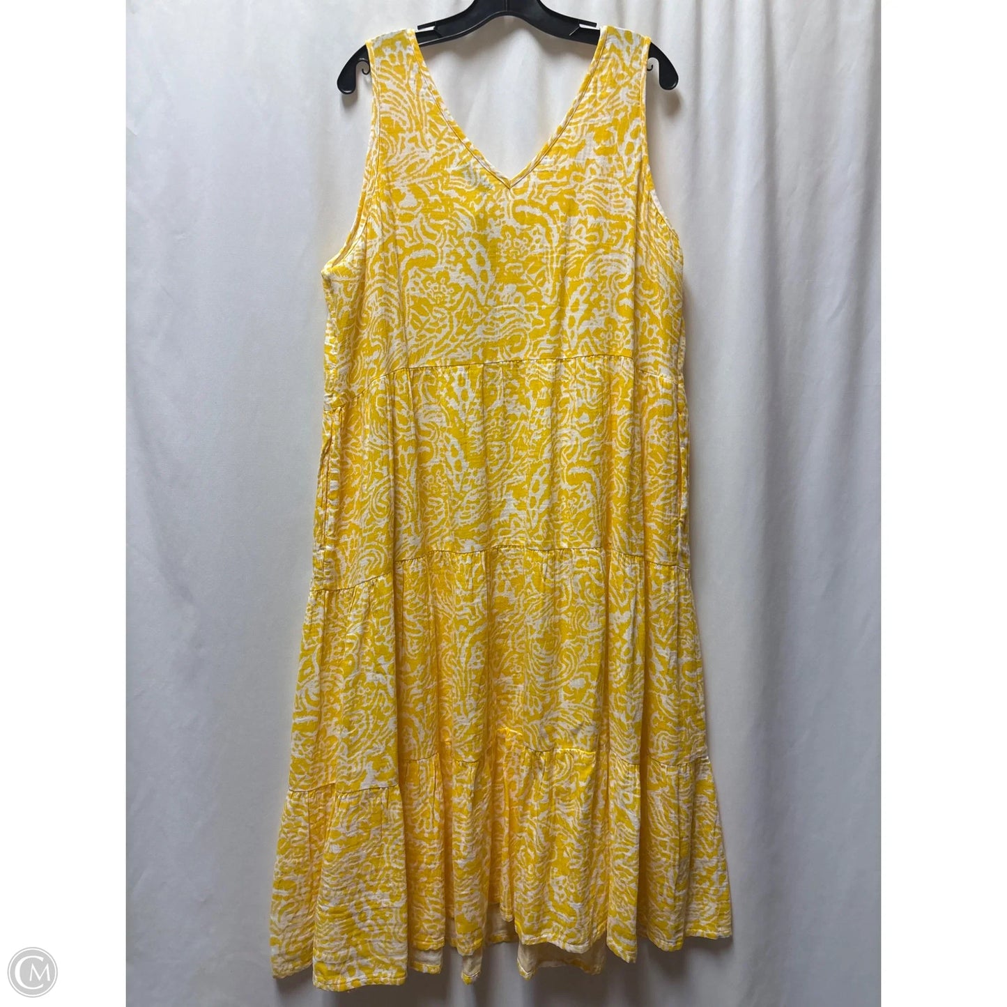 Dress Casual Maxi By Sonoma In Yellow, Size: Xl