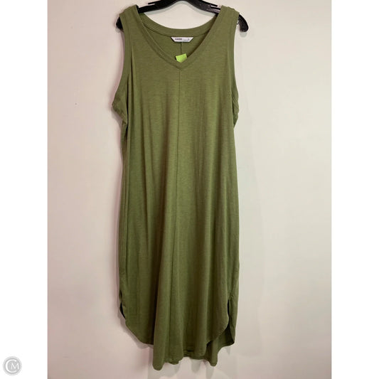 Dress Casual Maxi By Sonoma In Green, Size: Xl