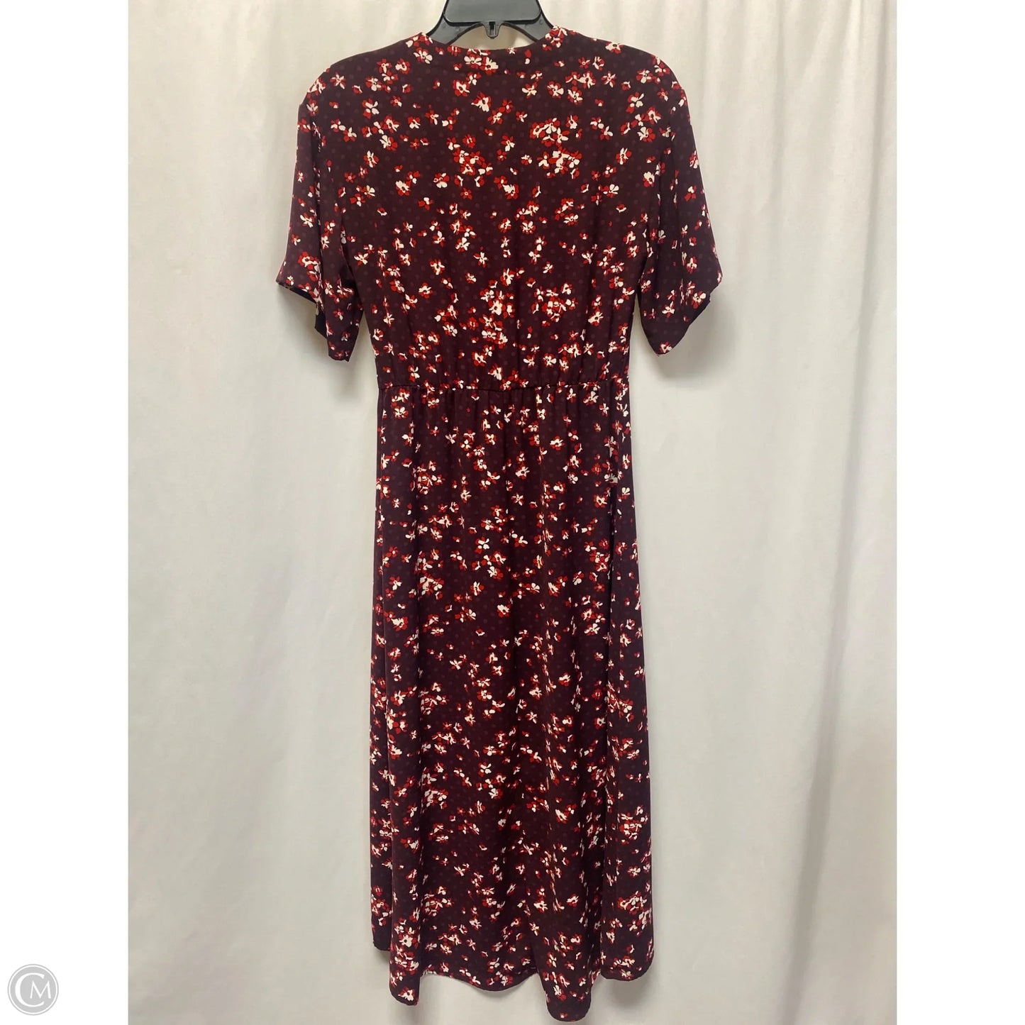 Dress Casual Maxi By H&m In Maroon, Size: Xs