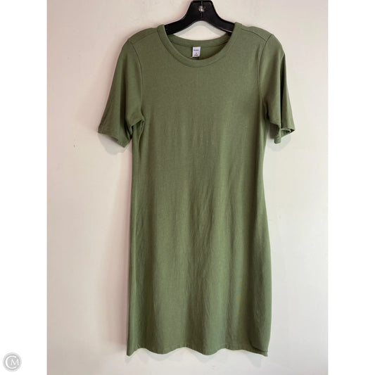 Dress Casual Midi By Old Navy In Green, Size: M