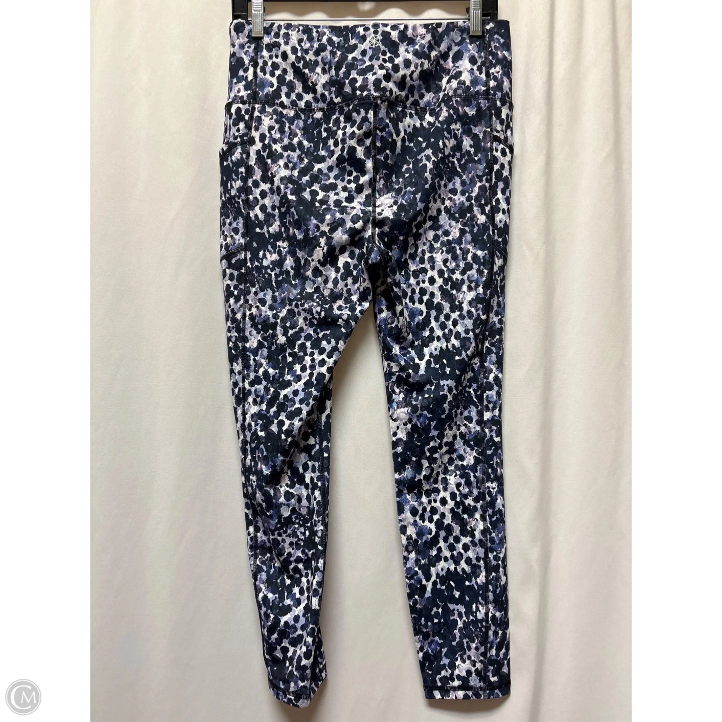 Athletic Leggings By Gaiam In Purple, Size: L