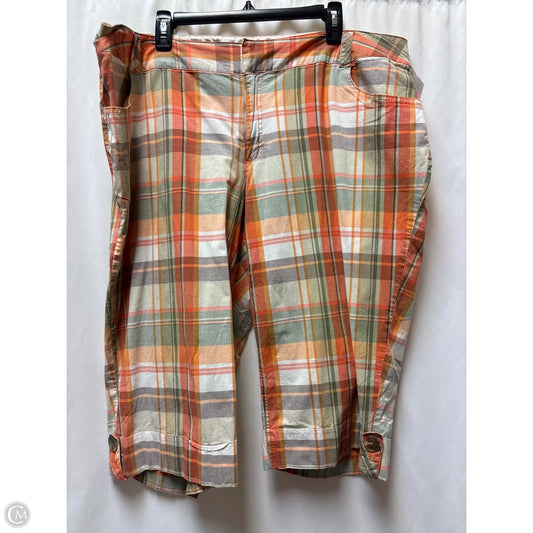Capris By Cato In Peach, Size: 3x