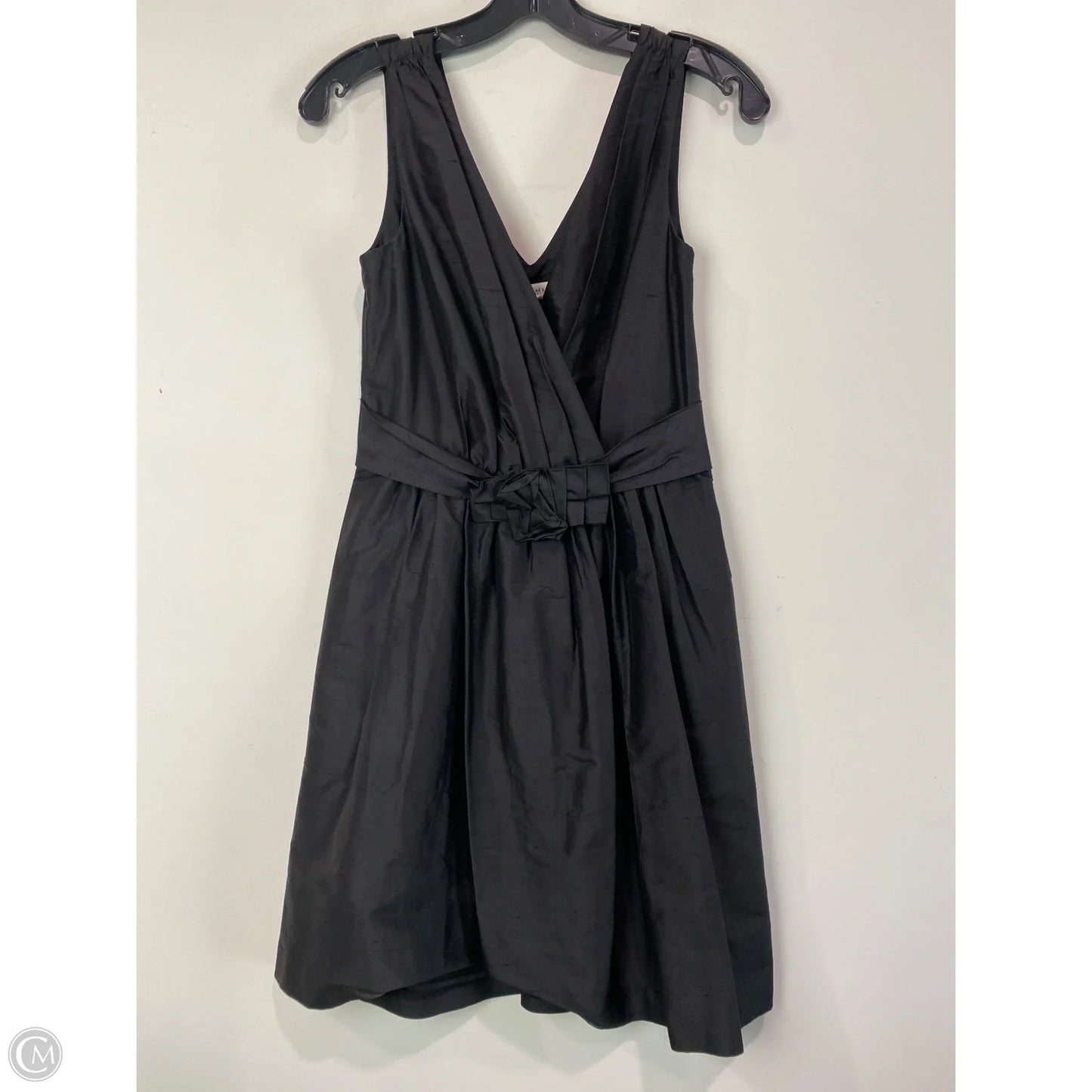 Dress Casual Midi By White House Black Market In Black, Size: Xs