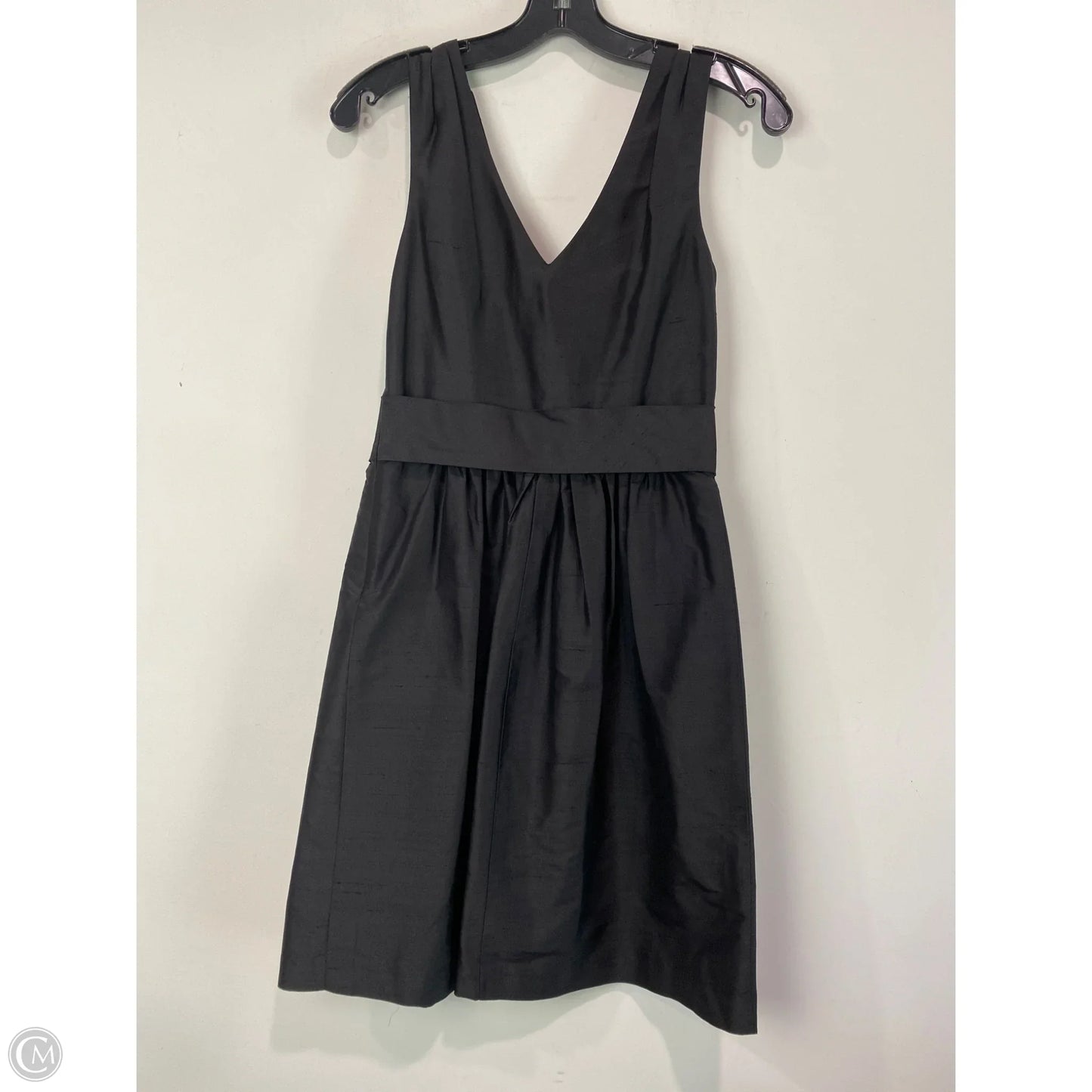 Dress Casual Midi By White House Black Market In Black, Size: Xs