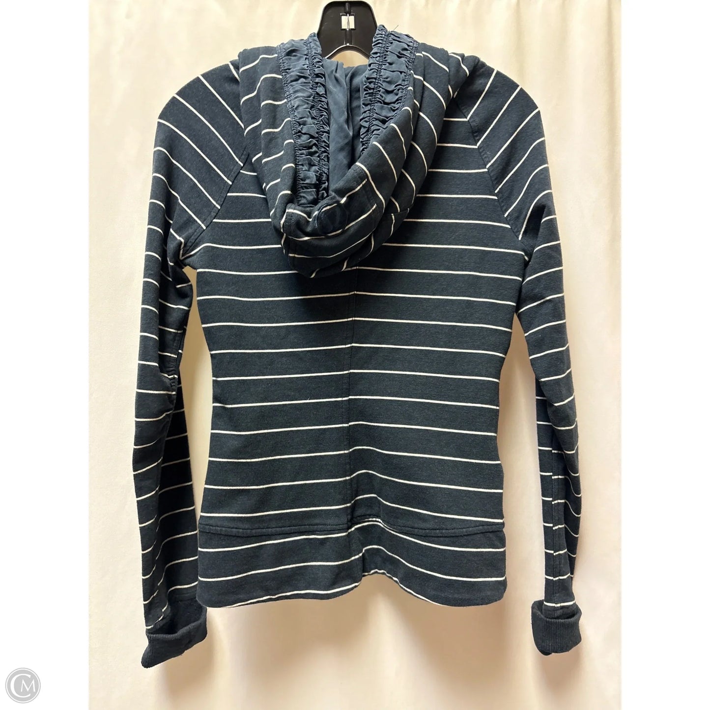 Athletic Top Long Sleeve Hoodie By Lululemon In Navy, Size: 4
