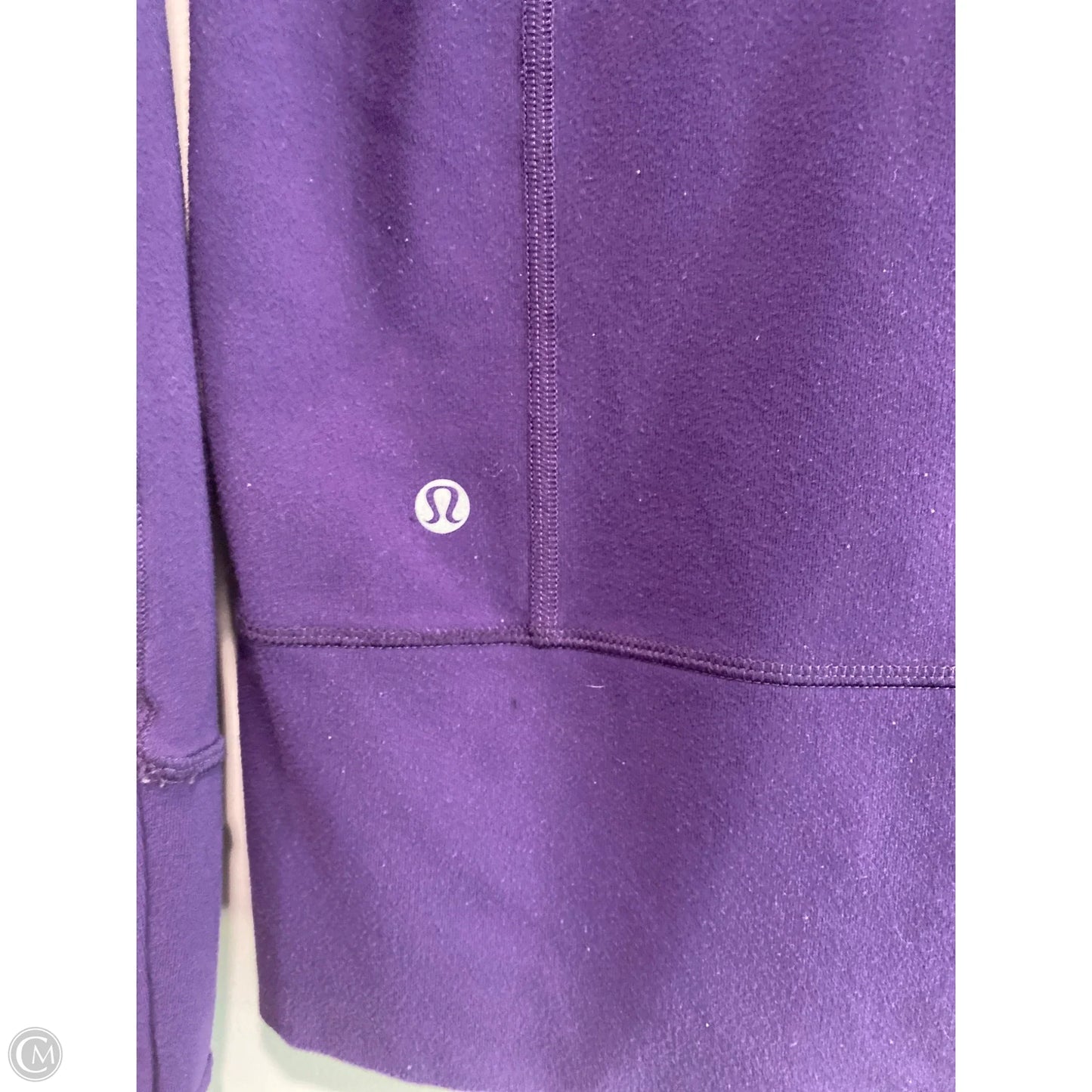Athletic Sweatshirt Collar By Lululemon In Purple, Size: 6