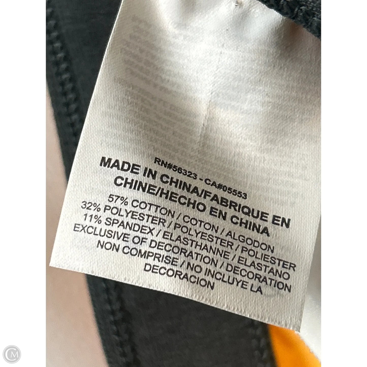 Athletic Leggings By Nike In Orange, Size: M