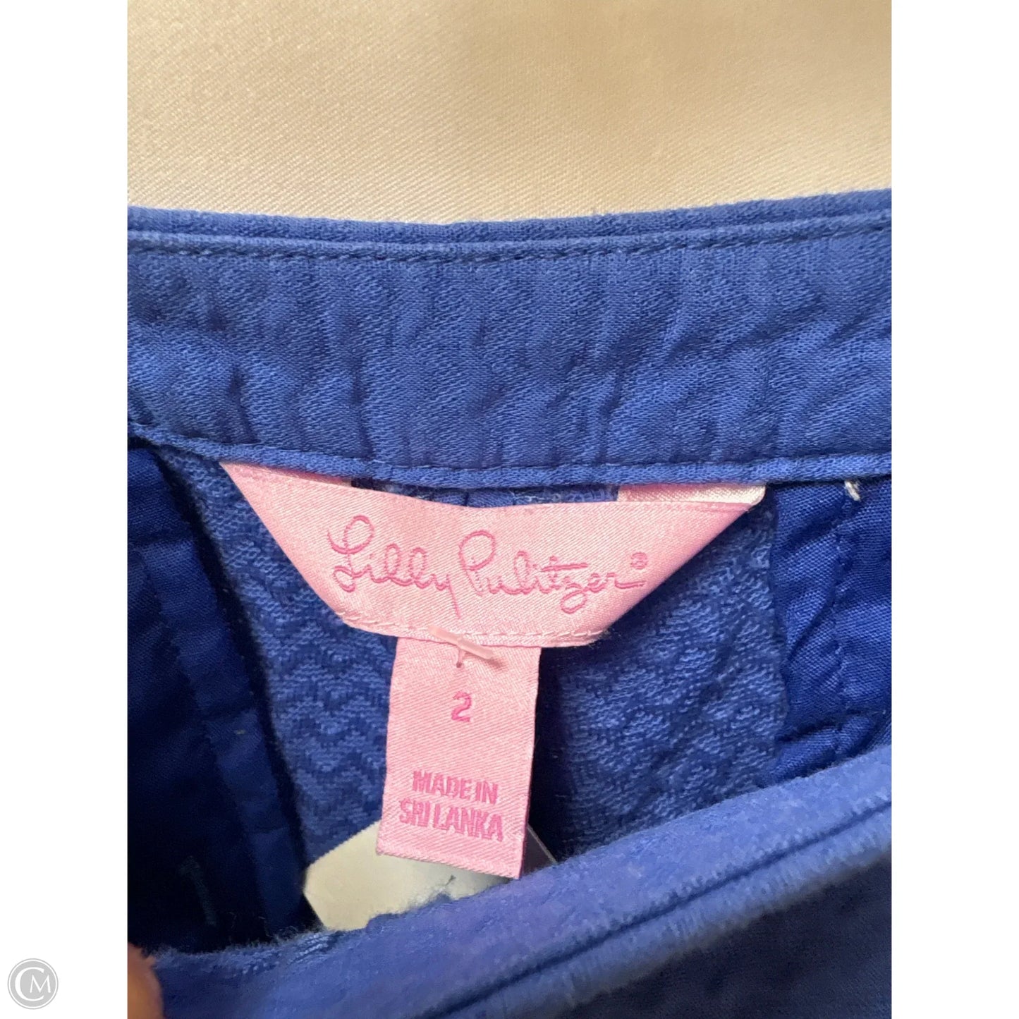Shorts Designer By Lilly Pulitzer In Blue, Size: 2
