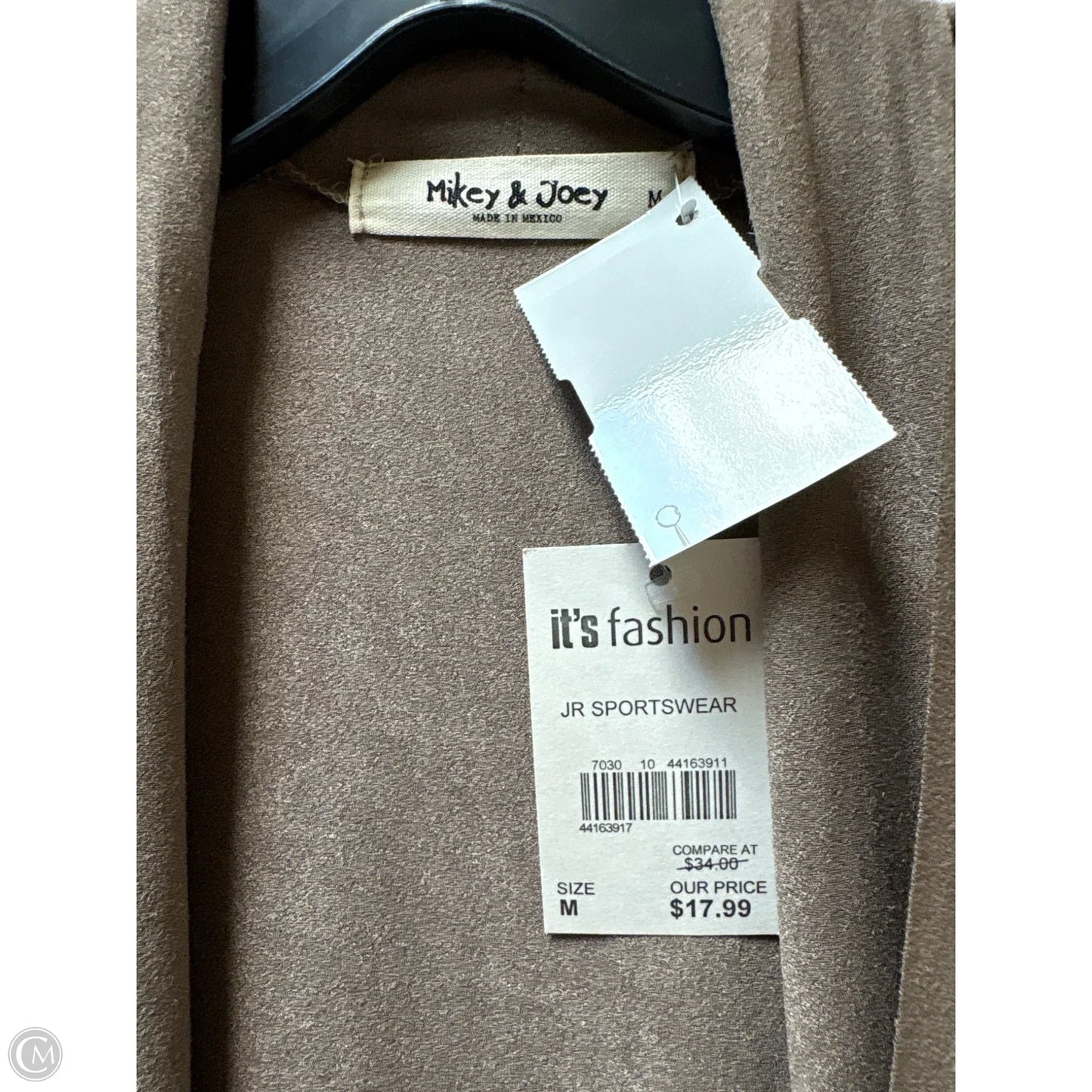 Cardigan By Clothes Mentor In Tan, Size: M