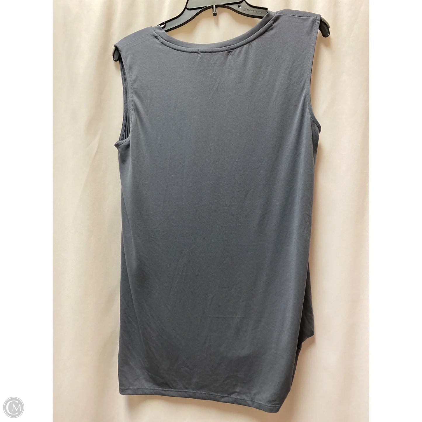 Top Sleeveless By Tresics In Grey, Size: L