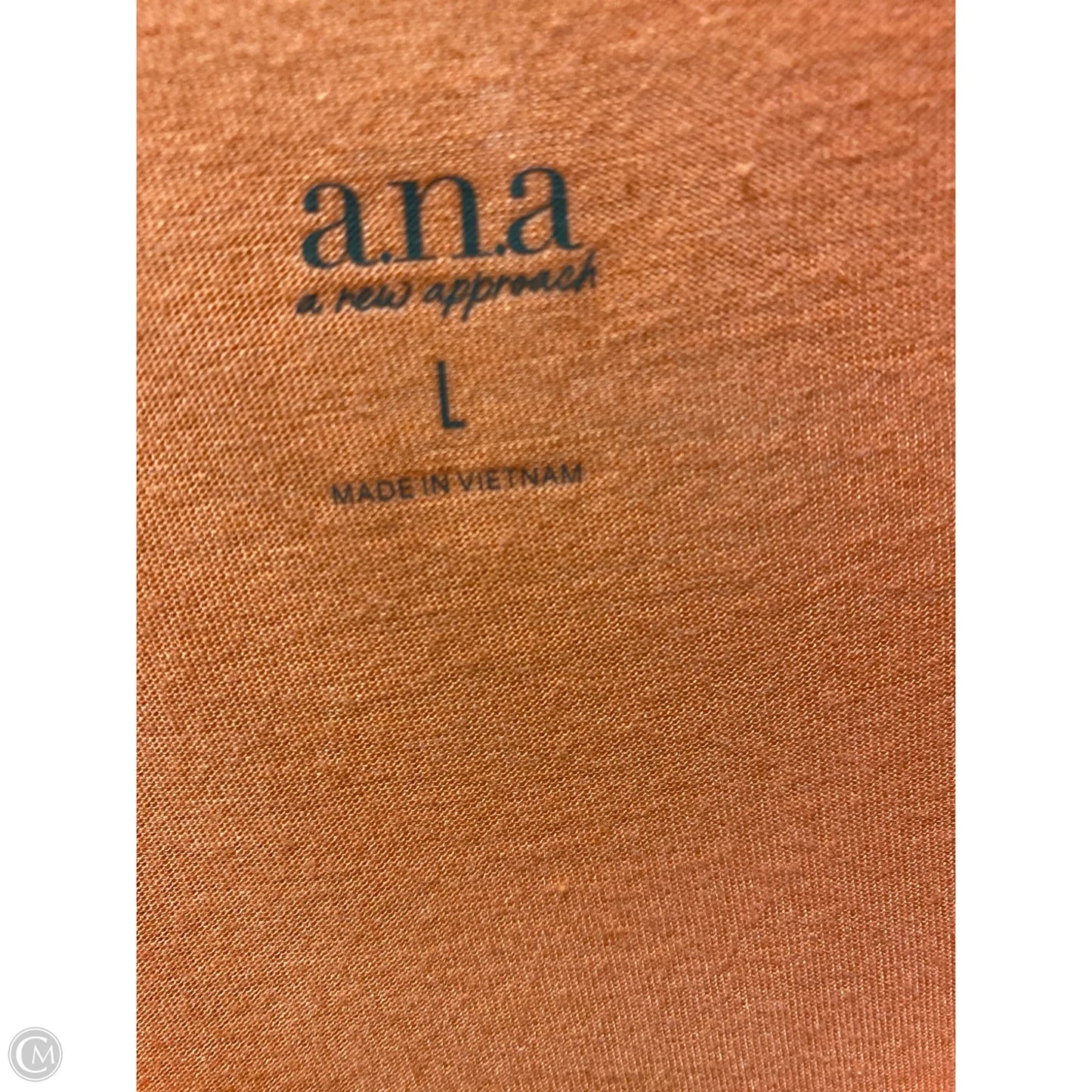 Athletic Tank Top By Ana In Orange, Size: L