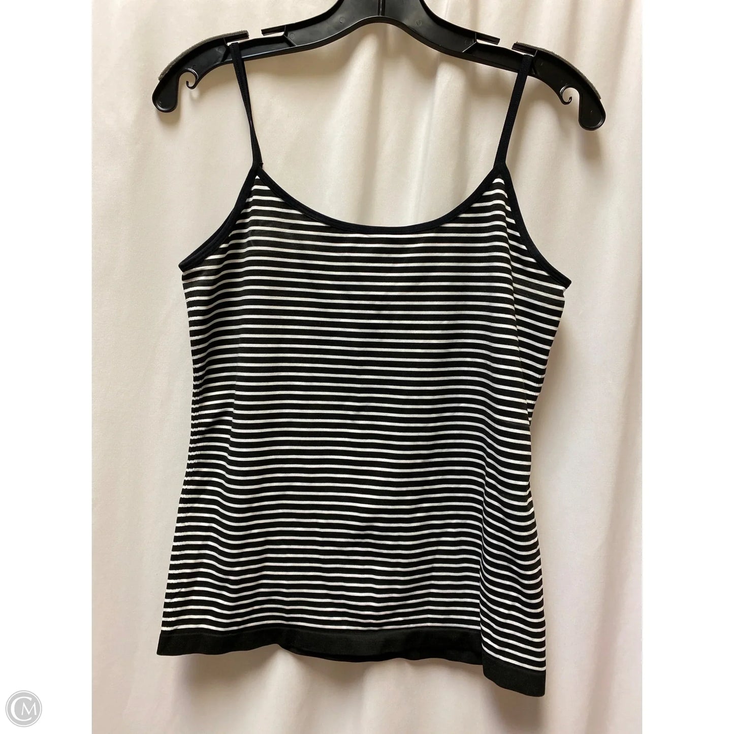 Tank Top By Worthington In Black & White, Size: L