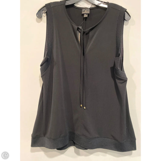 Top Sleeveless By Worthington In Black, Size: M