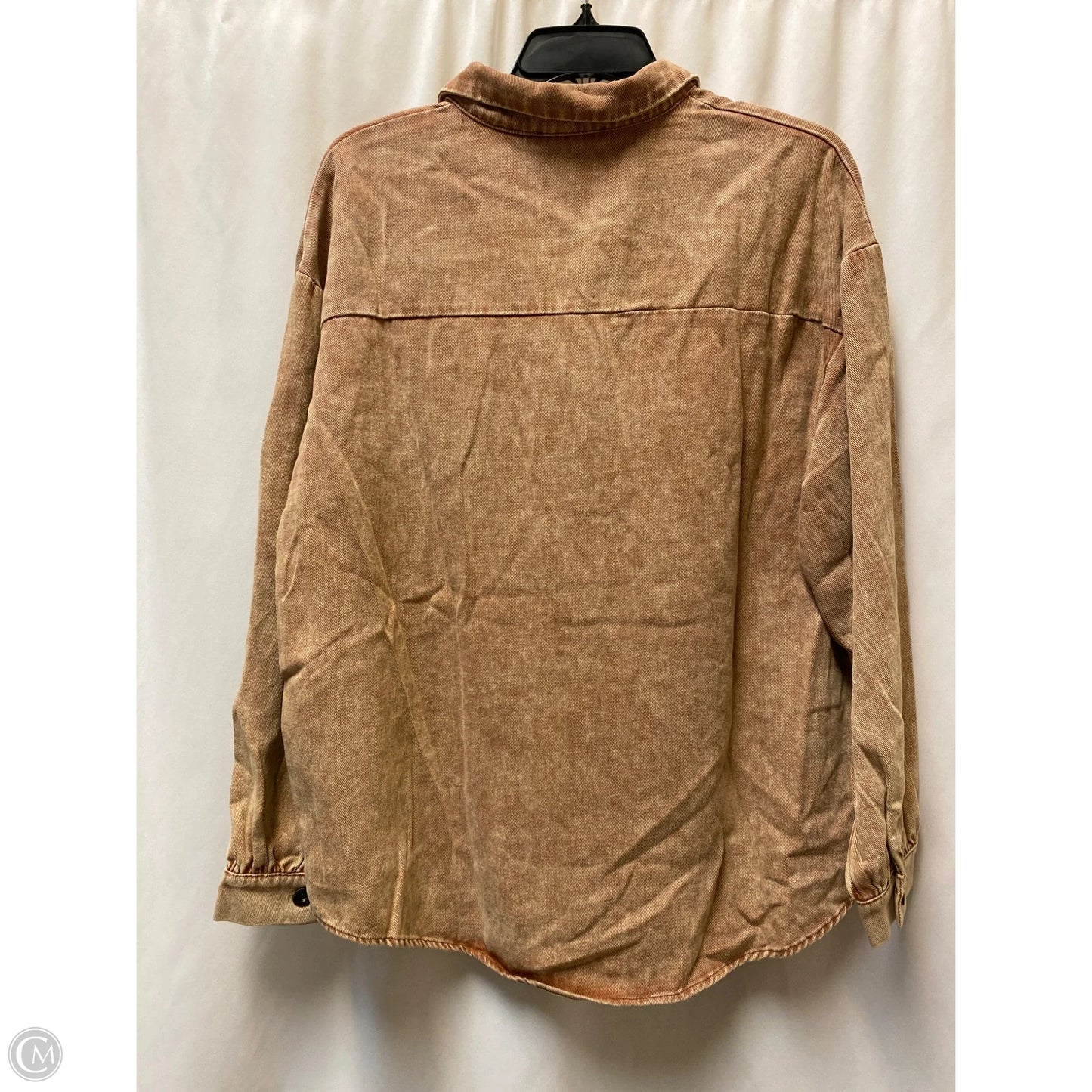 Jacket Denim By She + Sky In Orange, Size: M