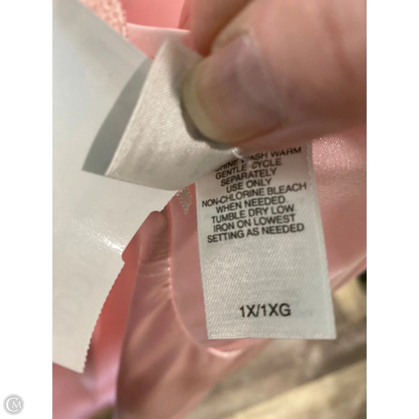 Pajamas 2pc By Adonna In Pink, Size: 1x