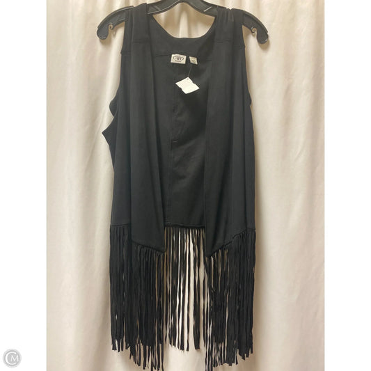Cardigan By Cato In Black, Size: 1x