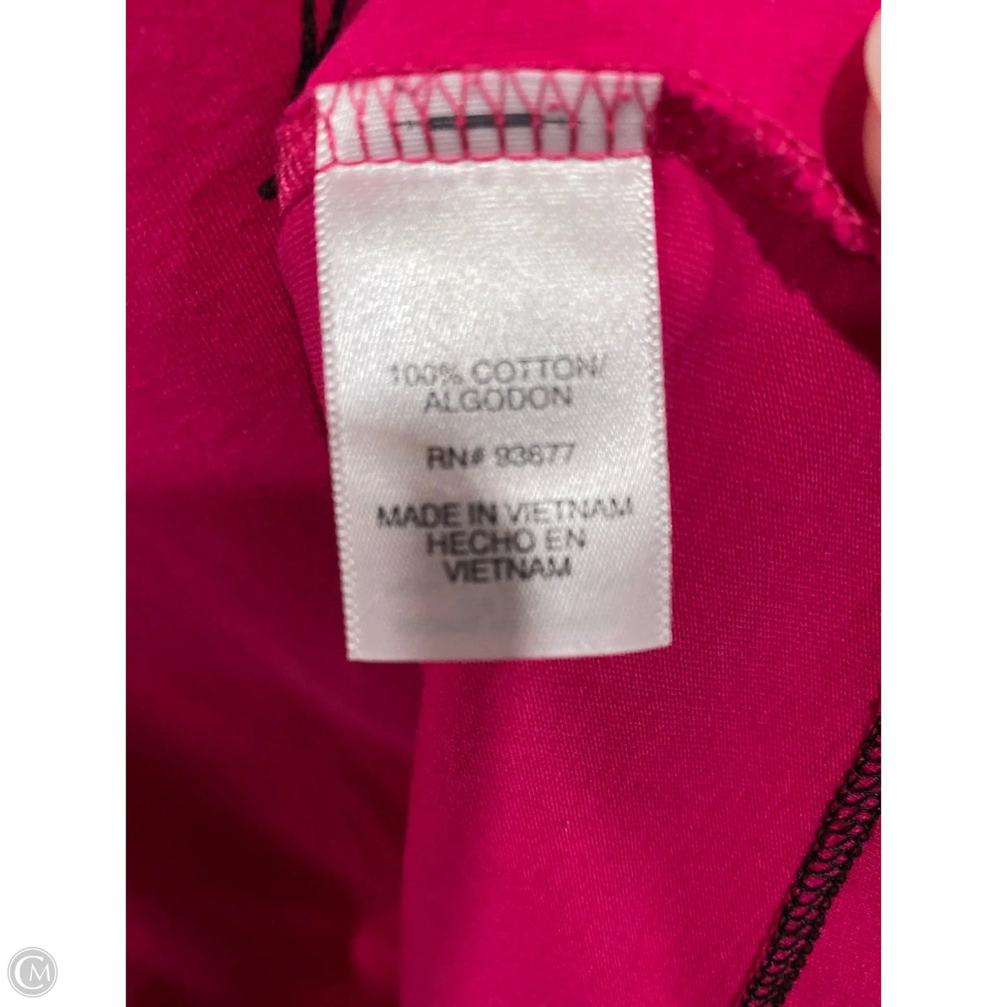 Top Short Sleeve By Clothes Mentor In Pink, Size: 1x