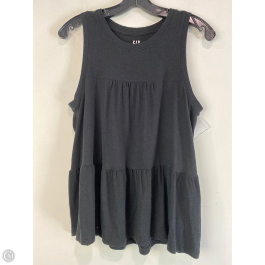 Top Sleeveless By Gap In Black, Size: S