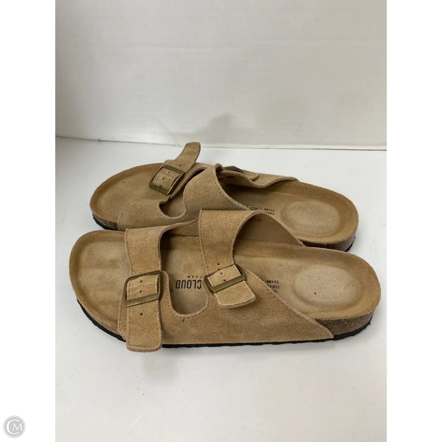 Sandals Flats By Clothes Mentor In Tan, Size: 9
