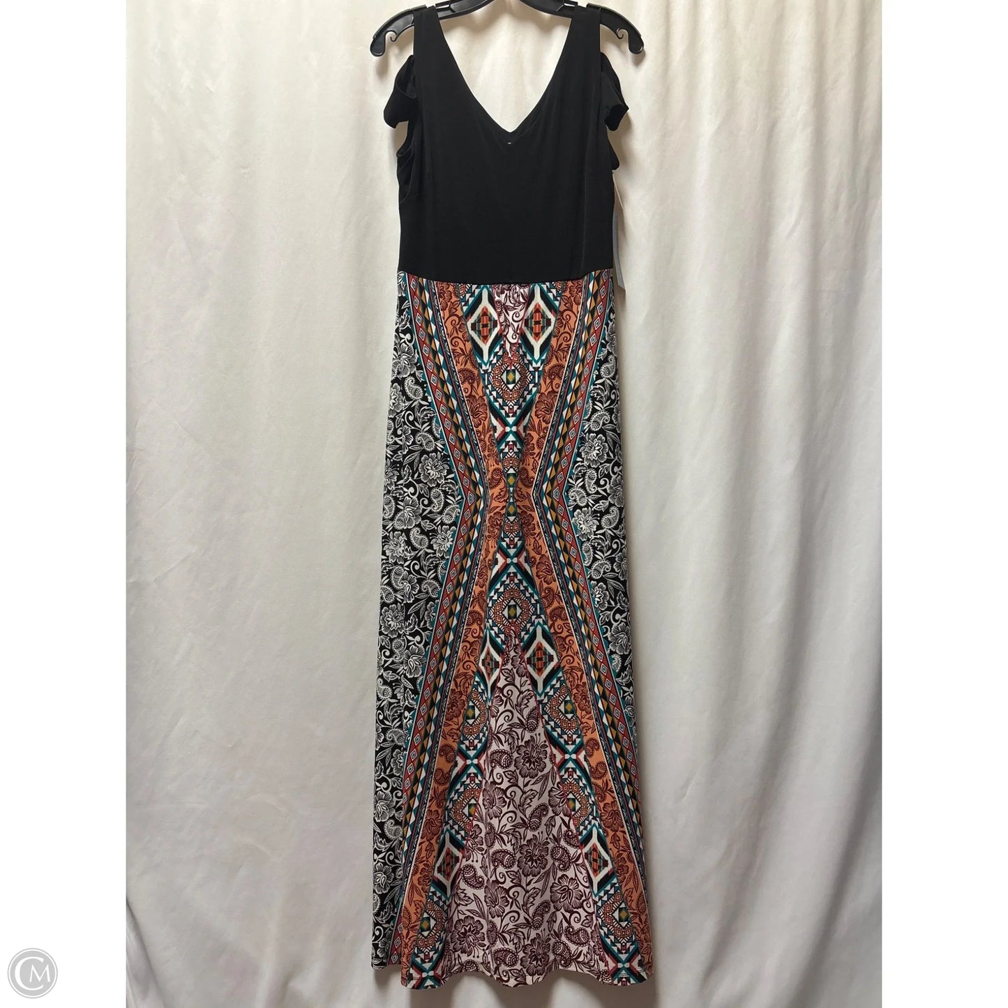 Dress Casual Maxi By London Times In Multi-colored, Size: M
