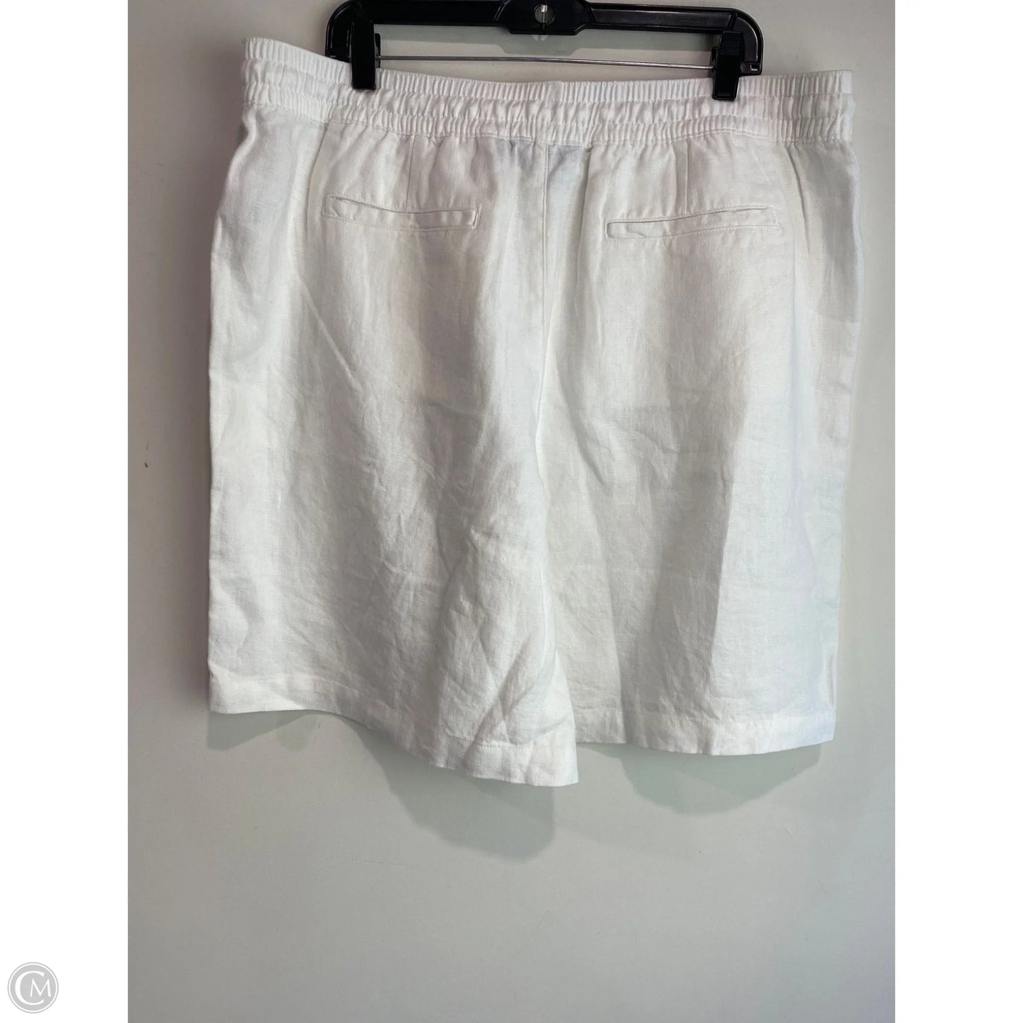 Shorts By Lands End In White, Size: 18