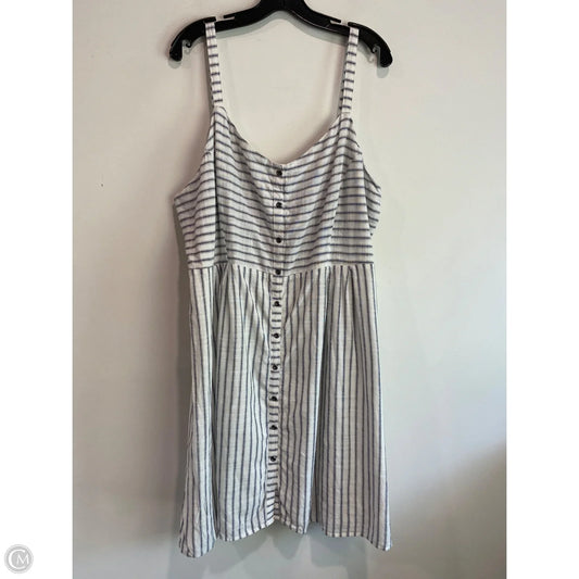 Dress Casual Midi By Old Navy In Navy, Size: Xxl