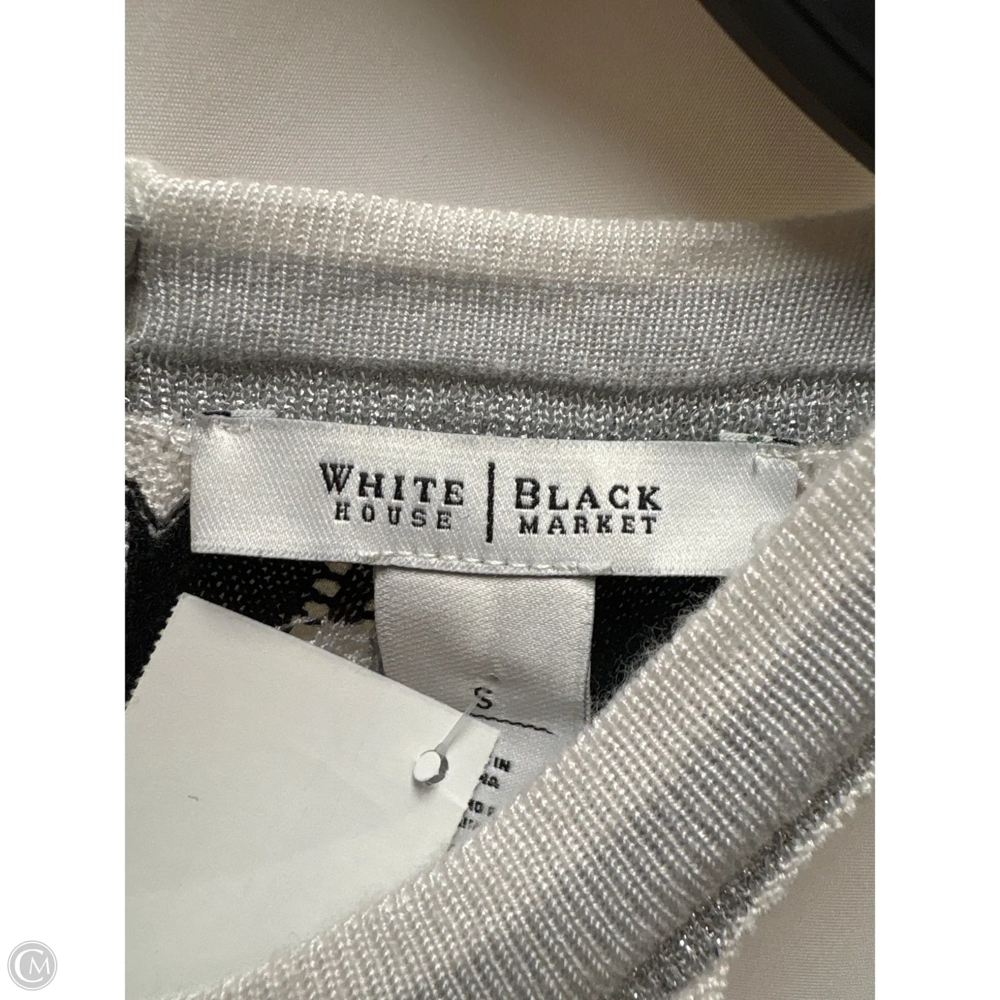 Tank Top By White House Black Market In Blue & Grey, Size: S