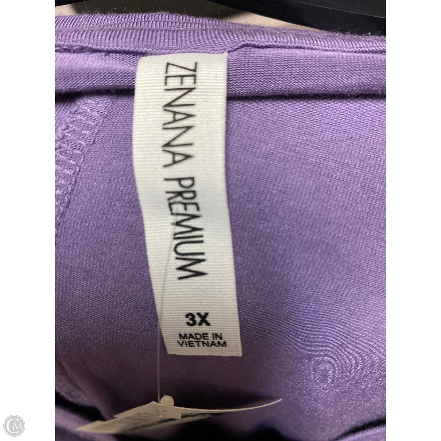 Top Long Sleeve By Zenana Outfitters In Purple, Size: 3x