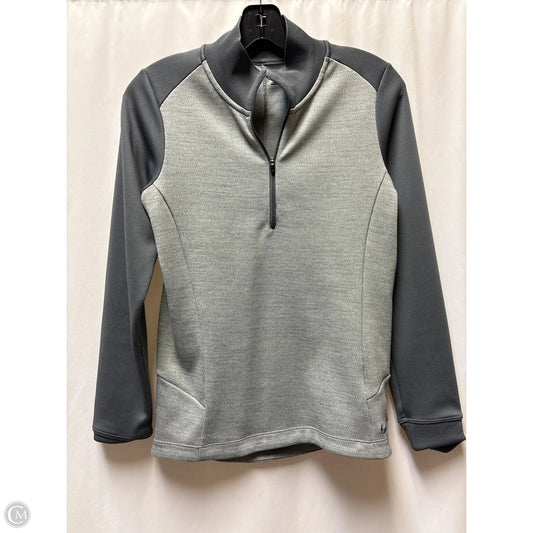 Athletic Jacket By Nike In Grey, Size: S