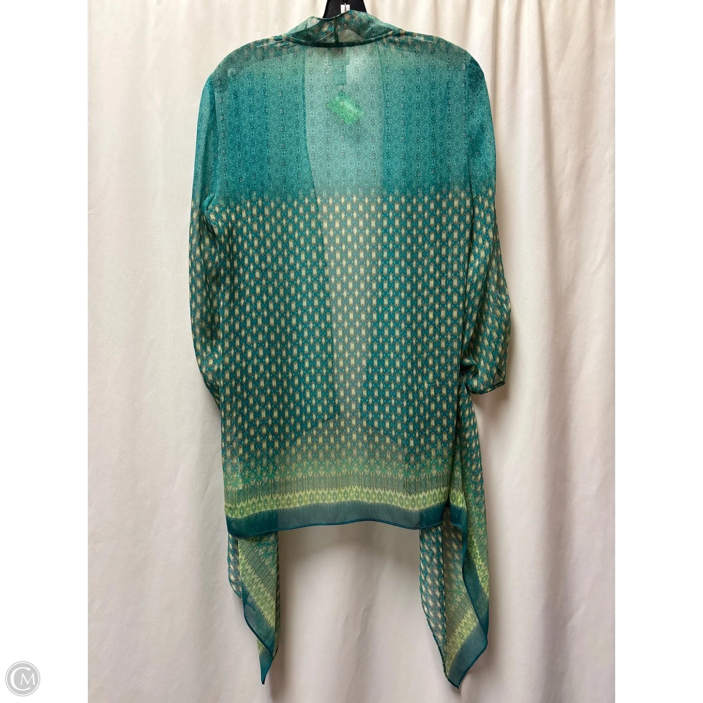 Swimwear Cover-up By Chicos In Teal, Size: M