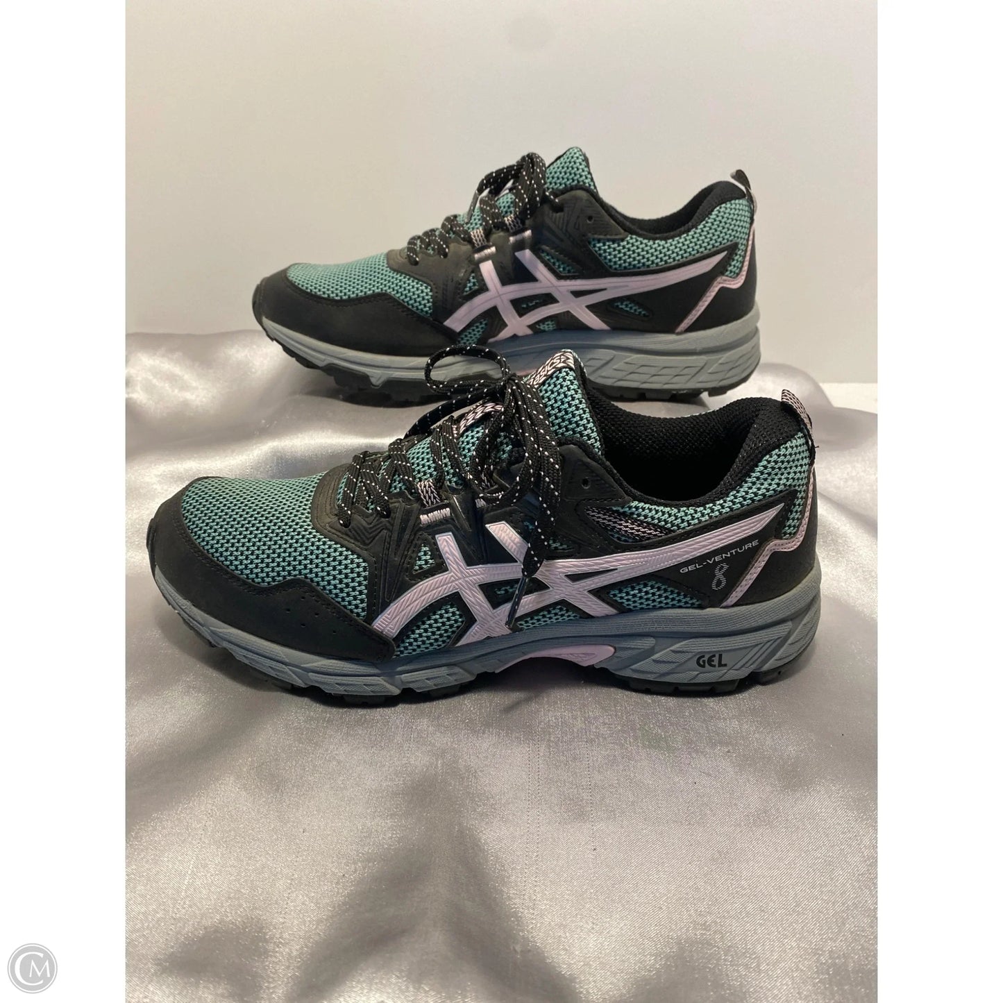 Shoes Athletic By Asics In Green, Size: 9